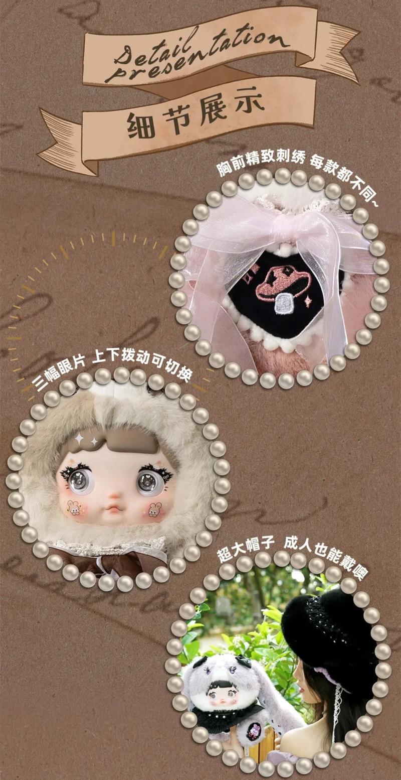 Nommi 400%-V2 Mushroom Hat Plush Blind Box