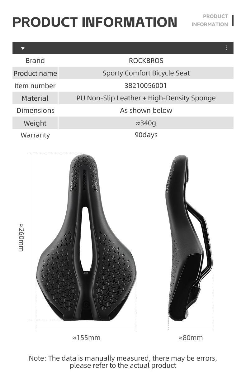 ROCKBROS Bike Saddle MTB Road Bike Seat Cushion Comfortable Hollow Riding Bicycle Accessories ROCKBROS Bike Saddle MTB Road Bike Seat Cushion Comfortable Hollow Riding Bicycle Accessories