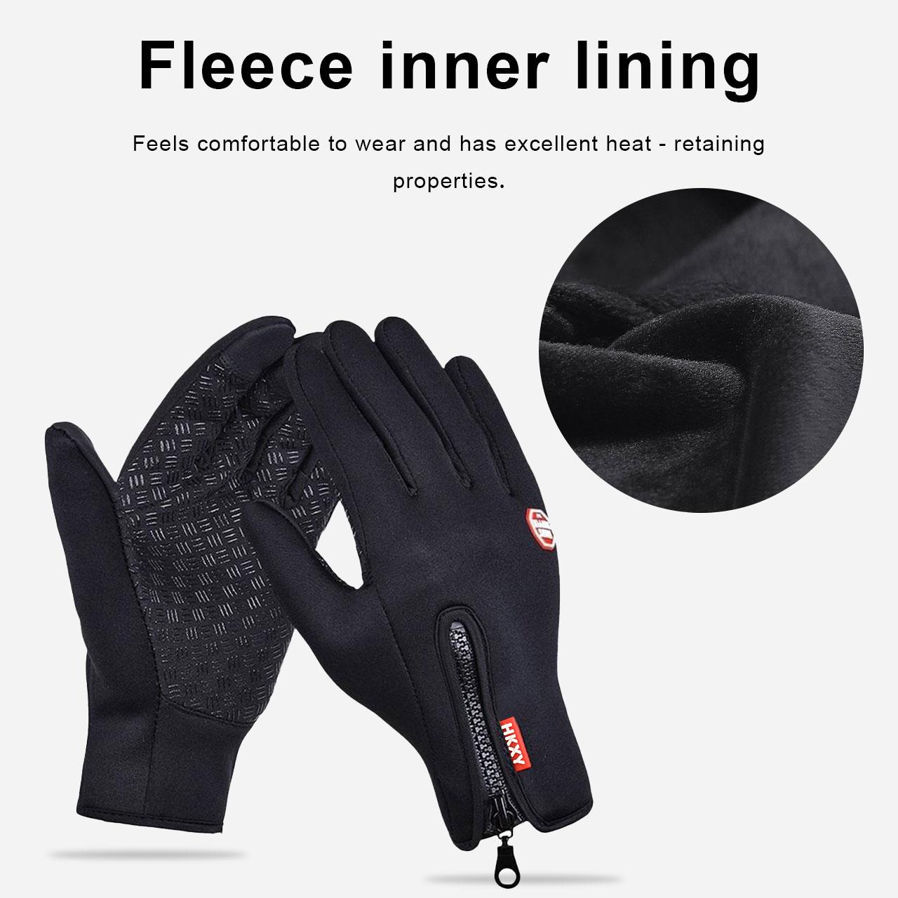 Winter Warm Touch Screen Gloves for Men & Women Windproof Waterproof Cycling Fishing Outdoor Work Sports Black Gray Pink Hand Cover with Touchscreen Fingers & Anti-Slip Palm Winter Warm Touch Screen Gloves for Men & Women Windproof Waterproof Cycling Fishing Outdoor Work Sports Black Gray Pink Hand Cover with Touchscreen Fingers & Anti-Slip Palm