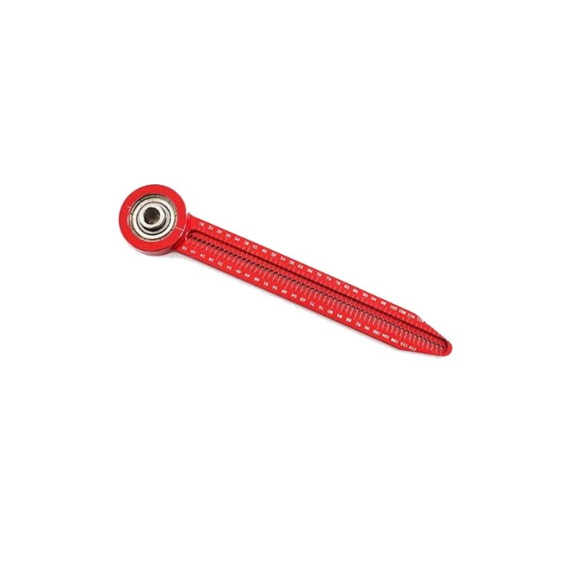 Aluminum Alloy Center Axis Circle Drawing Compass, Mini Woodworking Hole Ruler, DIY Line Marking Tool, Precision Measuring Tape