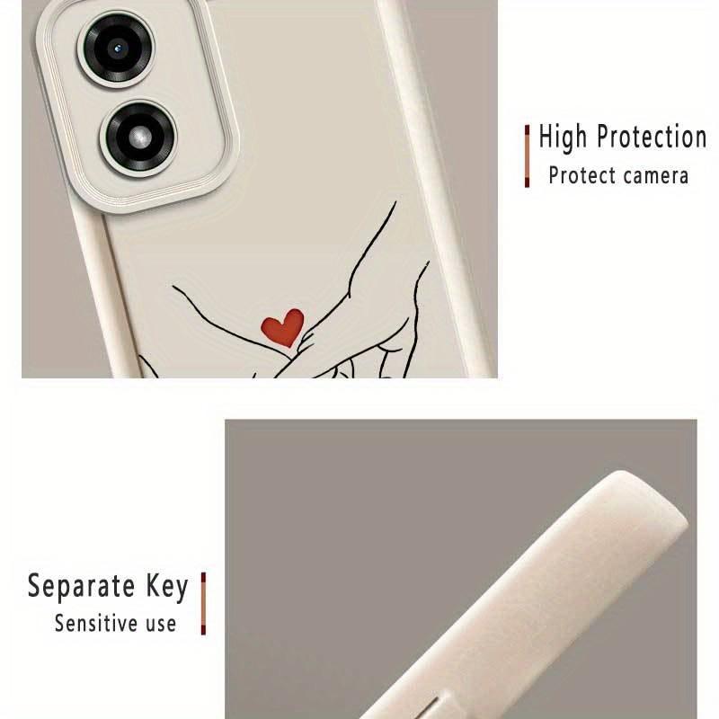 1 Piece E14 Promised Love Fashion Ready Flexible For Moto E14 Case With Elegant
