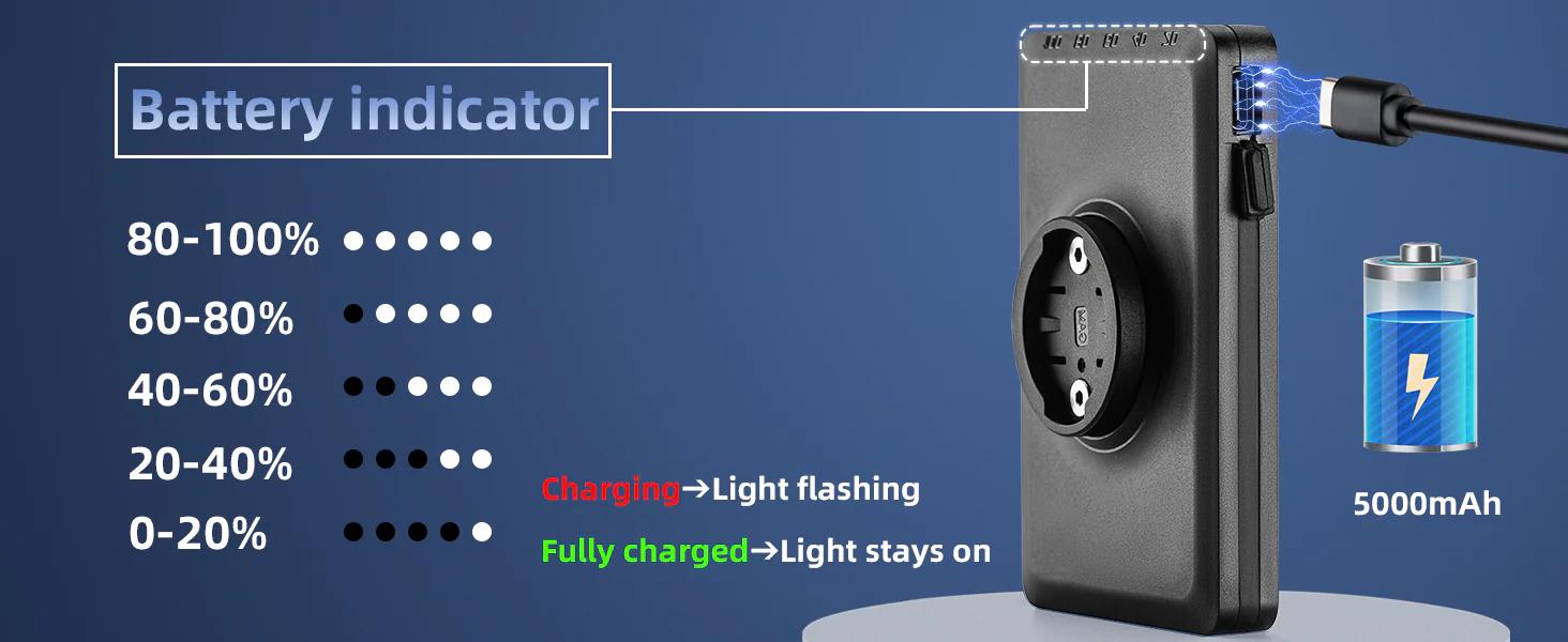 ROCKBROS Bike Light with Built-in Power Bank ROCKBROS Bike Light with Built-in Power Bank