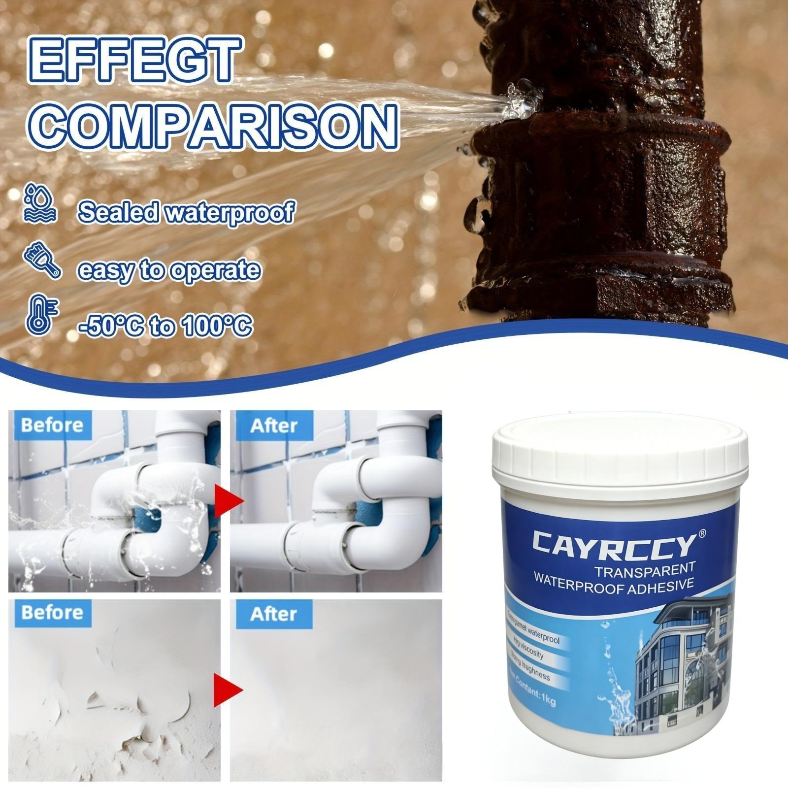 Transparent Waterproof Sealing Paint (30.2oz), High-Quality Gel Coating, Waterproof Bond Seal, Ideal for Water Resistance Applications, Durable and Long-Lasting #GLOBAL PICKS