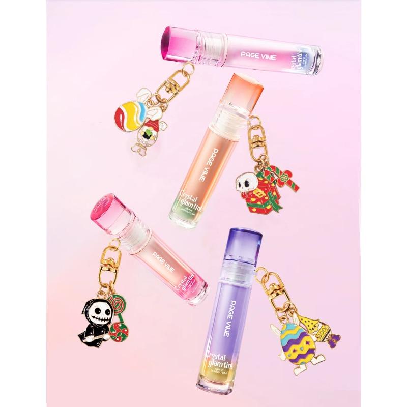 PAGE VINE Mirror Crystal Lip Oil Moisturizing Lip Honey Liquid Lipstick Pure Desire Lip Gloss Non-stick Cup