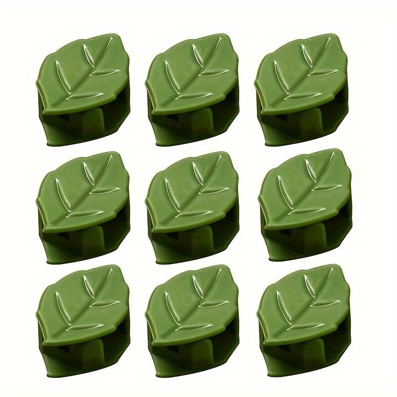 30pcs Leaf-Shaped Plant Climbing Clips, Vine Wall Fixing Clamps, Durable Garden Support Hooks, Easy Install Flower Pot Accessories