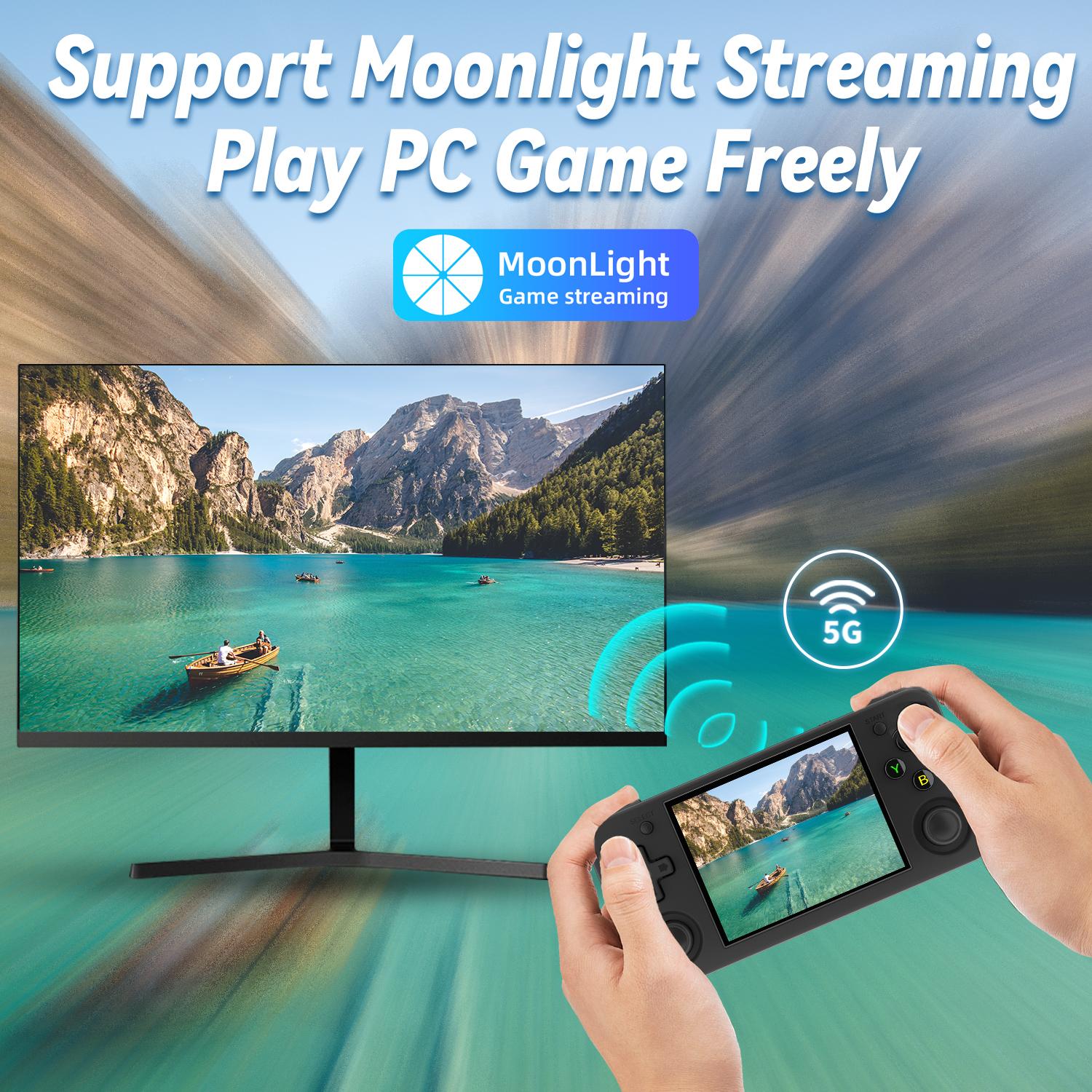 ANBERNIC RG35XX H Hand-held Consoles For Playing Video Games 3.5-inch IPS 640*480 Screen RG35XXH Retro Game Player 3300 mAh 5000+ Games Linux 64-bit System Holiday Gifts