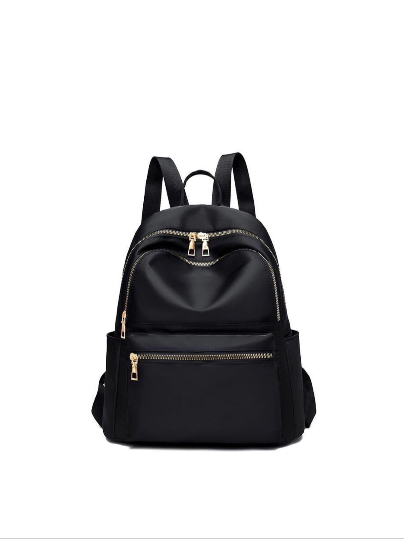 Trendy and versatile backpack, casual and fashionable backpack, textured solid color Lightweight Durable Backpack, suitable for students to use in class, commuting and other scenarios.