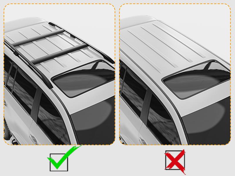 Nilight 51" X 36" X 5" Universal Roof Rack Cargo Basket Heavy-Duty 200LBS Capacity Rooftop Cargo Carrier Luggage Holder & Soft Waterproof|Cargo Bag|Net|Ratchet Straps for SUV Truck Vehicle Auto Automotive  offroad