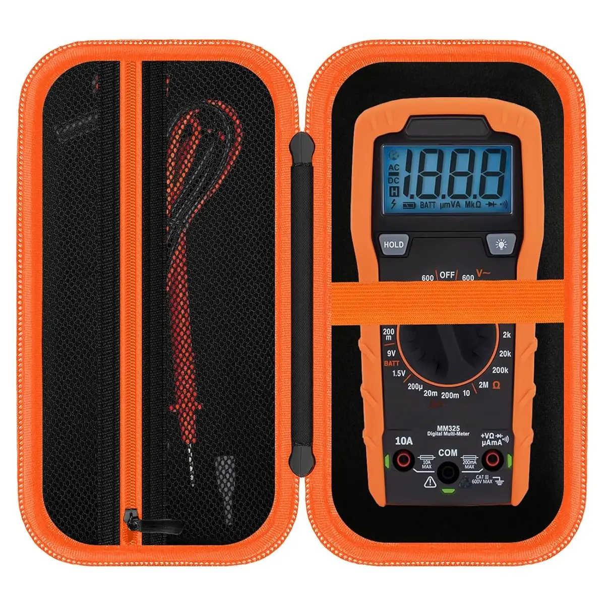 Hard Case for Digital Multimeter, Protective Storage Box for MM400 MM420 MM325 MM300, DIY Repair, Home Workshop Tool Organizer, for Tool Storage and Garage Organization