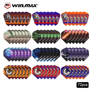 72pcs/Set PET Dart Flights - Thickened & Shatter-Resistant, High Elasticity & Wear-Resistant, Professional Players' Special Dart Wings, Stable Trajectory, Reduced Wind Resistance for Accurate Throws, Universal Fit for Competition & Training, Darts Gear