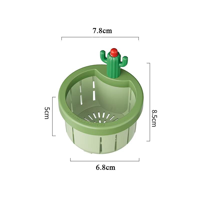 【US 2025 Deals for You Days】Upgraded Pressing Sink Filter, Cactus Sink Strainer, Kitchen Accessories Sink Filter Basket,2Pcs