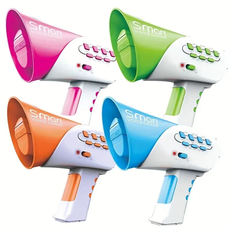 Kids' Voice-Changing Prank Toy, Mini Multi-Sound Speaker, Fun Amplifier with Various Sound Effects. Perfect Holiday, Christmas, and Birthday Party Gift. Ideal for Scene Parties, Birthday Gatherings, Yard Activities, Requires 3 Batteries(Not Included).