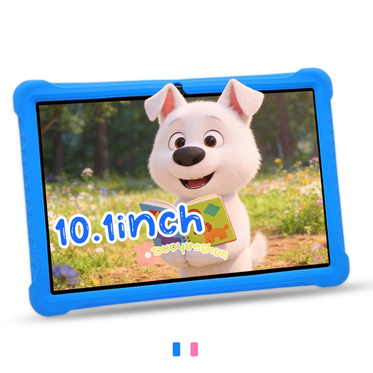 [New Gift Product] 10.1-inch Android tablet with anti-drop tablet case. Portable 5G WIFI Bluetooth dual-camera, high-definition IPS screen, with shockproof protective case, supports parental control, children's learning, online classes, games, Gift