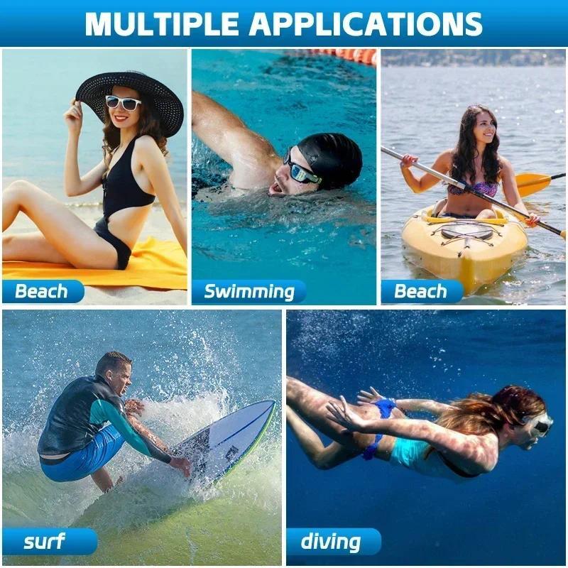 2  PCS Upgrade Sponge Waterproof Phone Bag Universal Crossbody Travel Organizer Bag Swimming Surfing Storage Pouch For iPhone Samsung Xiaomi Google