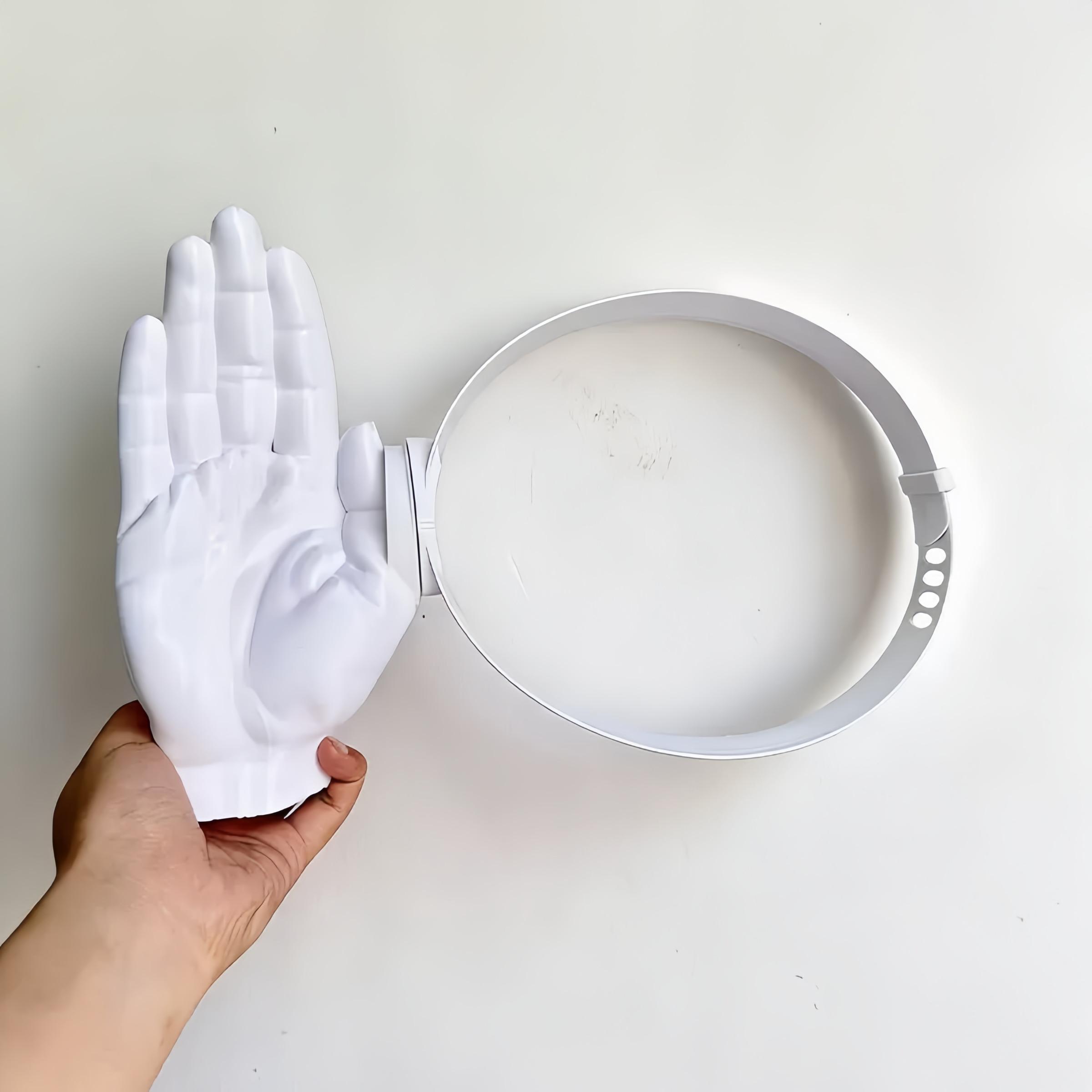 1 Piece 3D Printed Creative Palm Sun Hat, Funny Hand Shape UV Protection Cap, Wearable Outdoor Sun Hat, Model Yi132