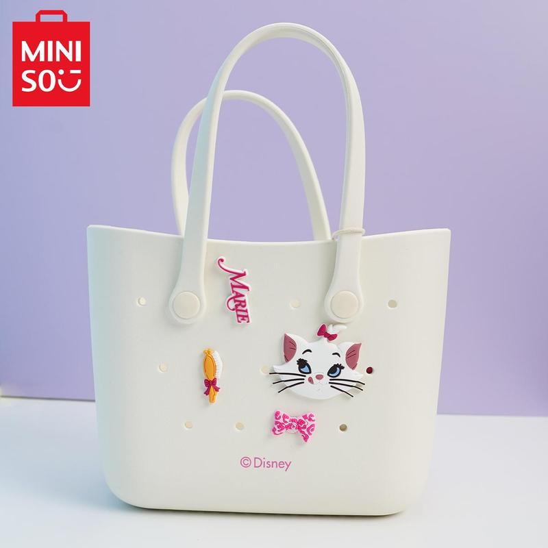 2025 NEW Disney Women Handbag Medium Size EVA Material Cute Cros Design Durable Bag Bento Bag For Girls For Travel Lotso Marie Cat Stitch Lucifer