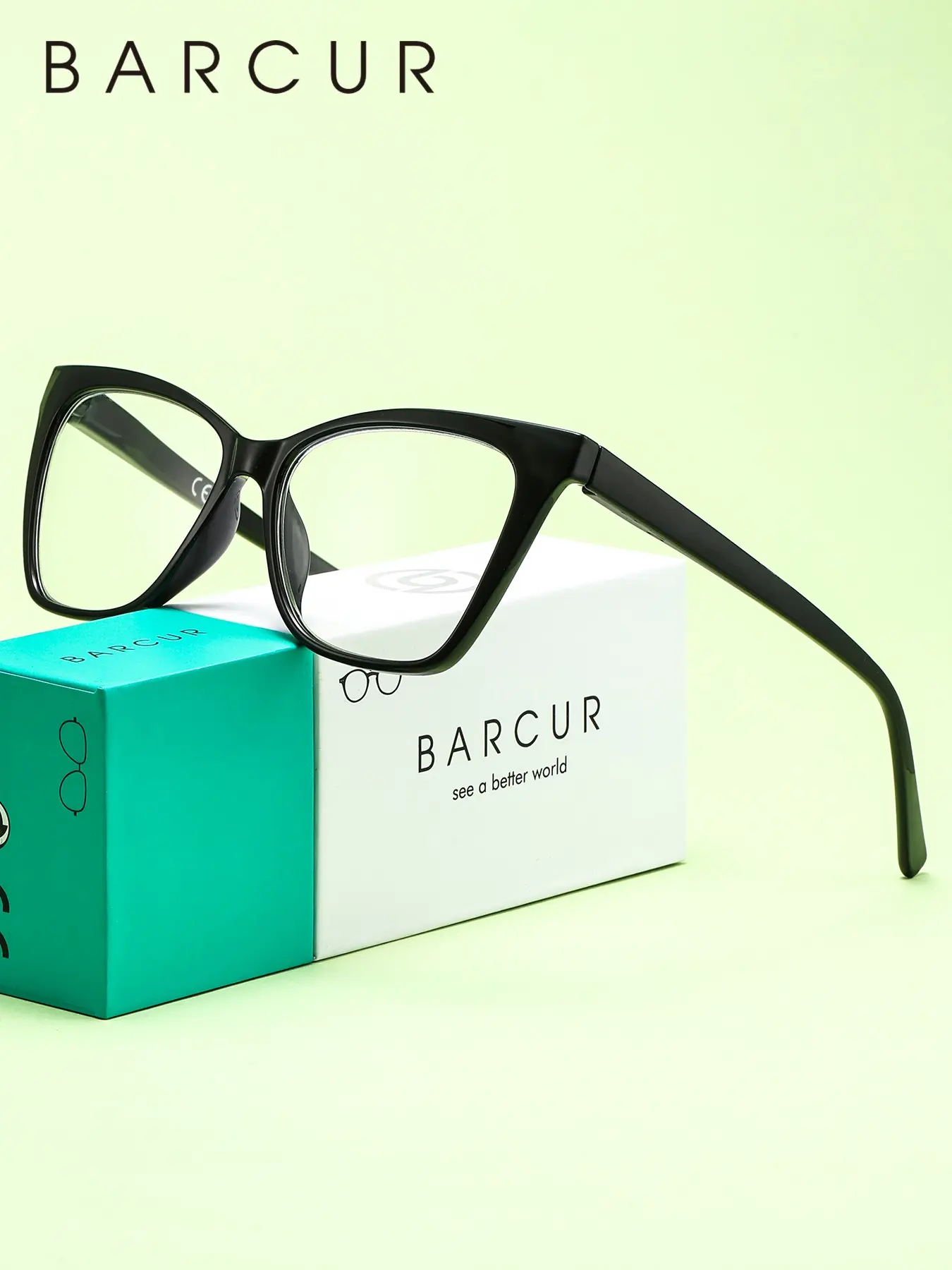 BARCUR Gradient Pink Tortoise Cat Eye Reading Glasses Anti Blue Light Presbyopic Eyeglasses Elegant Oversized Frame Fashion Eyewear Lightweight Comfort Glasses for Women Office Computer Daily Wear
