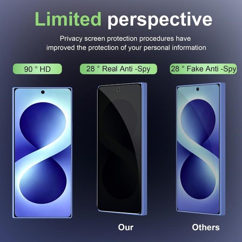 2pcs Samsung Galaxy Z Fold 8/7/6 8 Ultra 5g Screen Protector, Smartphone Accessories, Tempered Glass, Bubble-Free, High Transparency, Dust Free, Easy Install