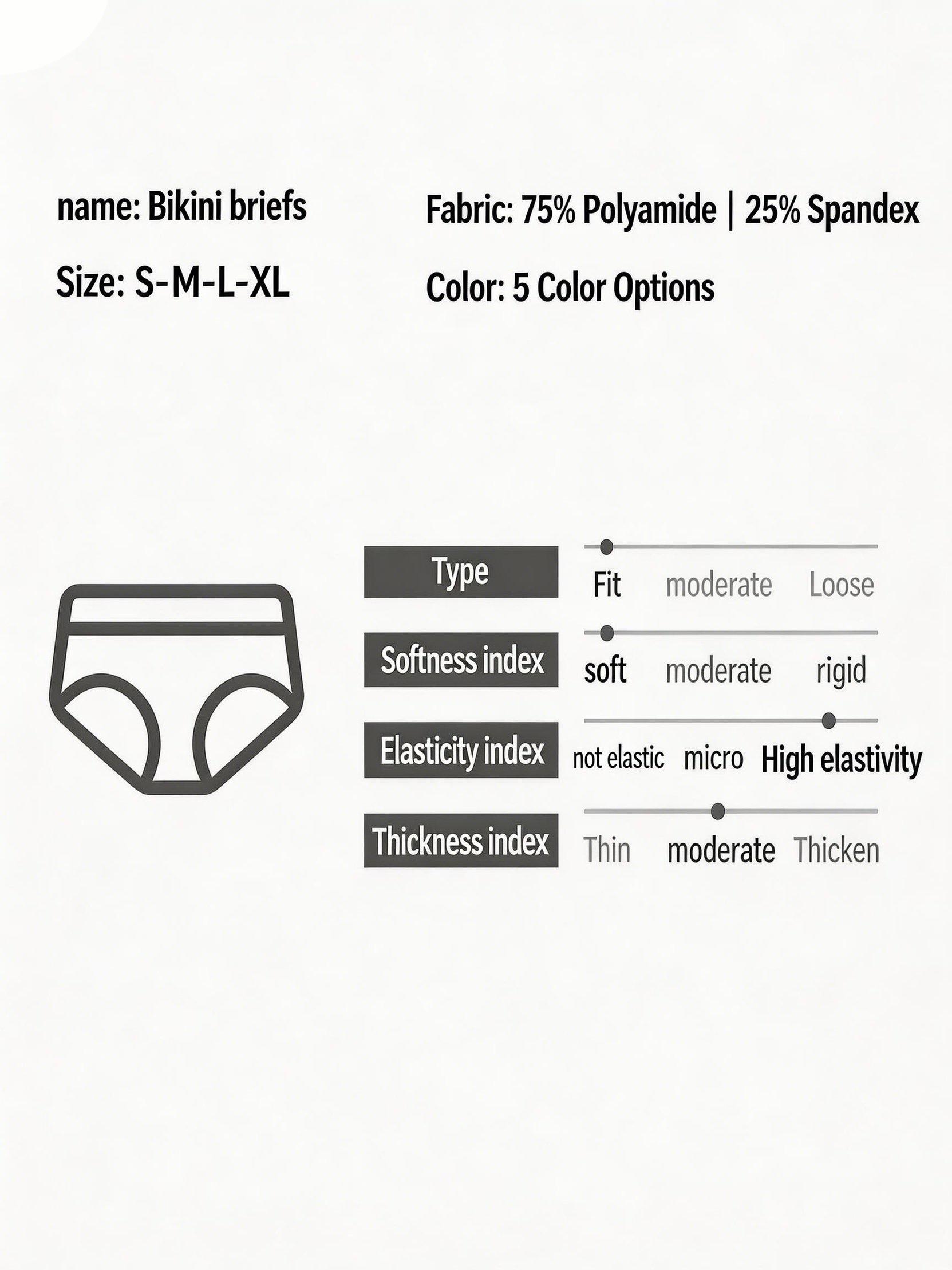 5 Pack Sexy G-String Underwear Breathable Women's T-Back Thongs Seamless Low Rise Bikini Panties S-XL