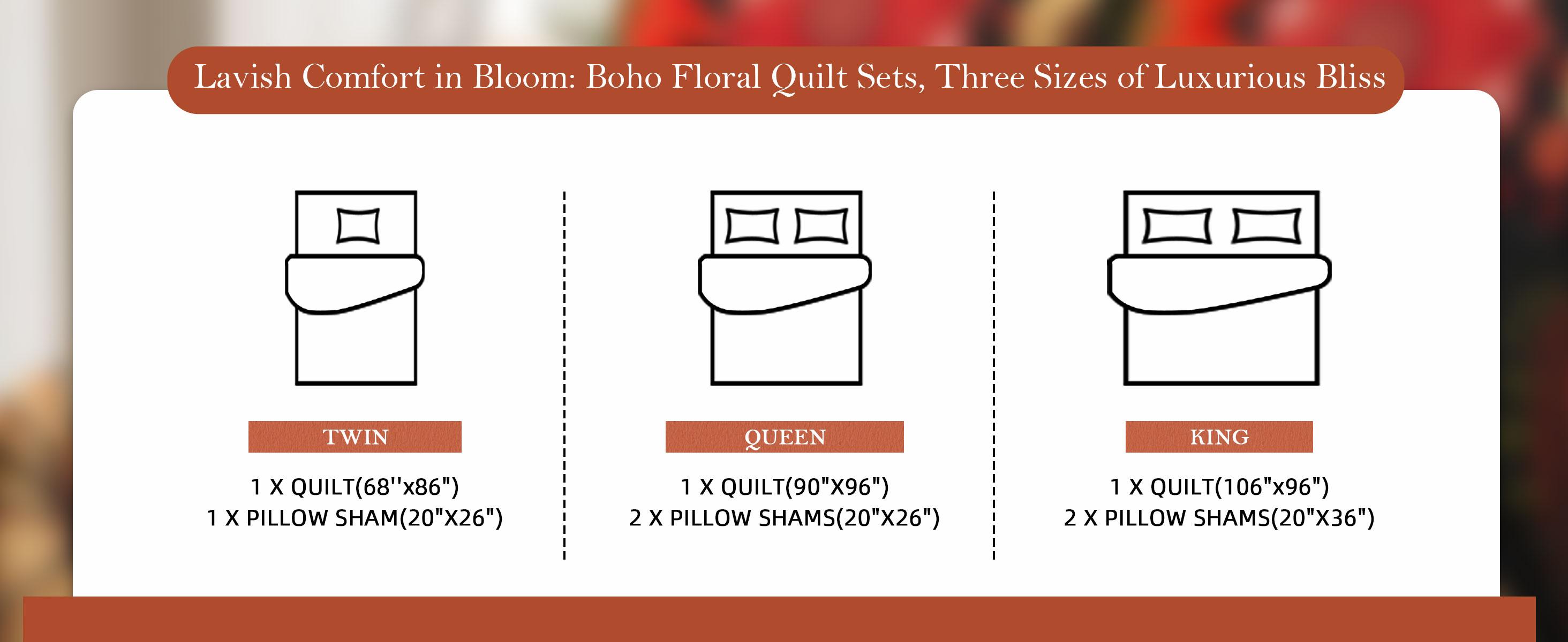 Tyrot 3 Piece Boho Floral Quilt Sets Farmhouse Botanical Reversible Lightweight Bedspread Coverlet with 2 Shams Mid Century Leaves Microfiber Bedding Quilts Set for All Season summerwins Tyrot 3 Piece Boho Floral Quilt Sets Farmhouse Botanical Reversible Lightweight Bedspread Coverlet with 2 Shams Mid Century Leaves Microfiber Bedding Quilts Set for All Season summerwins