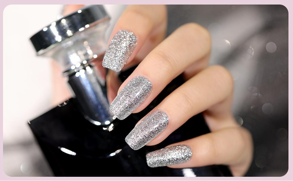 GAOY 2Pcs 16ml Gel Nail Glue, Glue Gel for Acrylic Nails Tips, 2 in 1 Nail Glue and Base Gel, Nail Lamp Needed