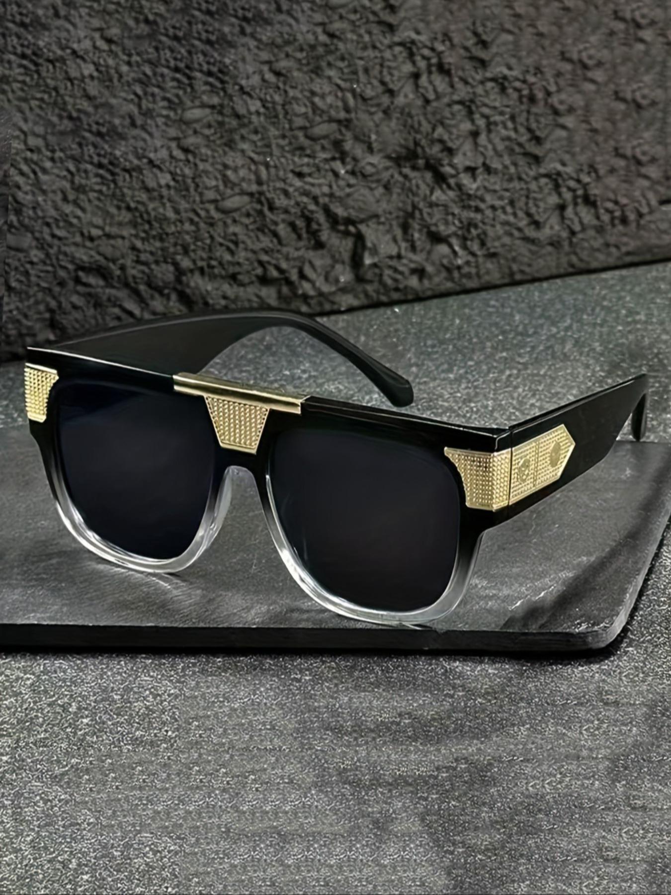 Retro Sunglasses Rectangular Rimless Glasses for Both Men And Women, Perfect for Everyday Casual Wear And Decoration