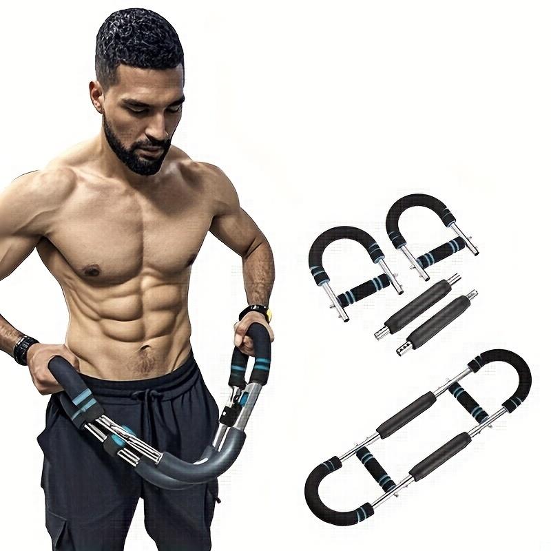 Portable U-shaped arm strength training device, two-speed adjustable arm twisting device, men's chest press fitness equipment, Twister Arm Exerciser