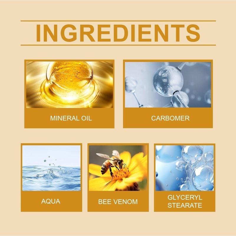Bee Venom Cream for All Skin Types, Moisturizing Face Cream for Men and Women, Portable Skincare, Perfect Gift for Holidays