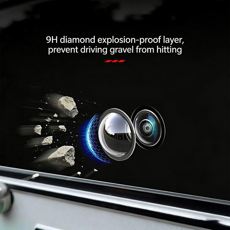 Car 360° Panoramic Camera Protection Cover, Reverse Camera Lens Protector, Dustproof, Scratch-Resistant, Impact-Proof, HD Clear View, Universal Fit