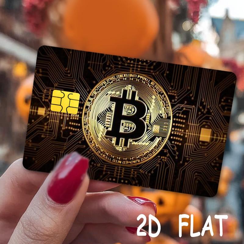 Credit Card Stickers, Ultra-Thin Vinyl Material, 2 Pieces Per Set, Waterproof Scratch-Resistant Film, Durable and Easy to Apply