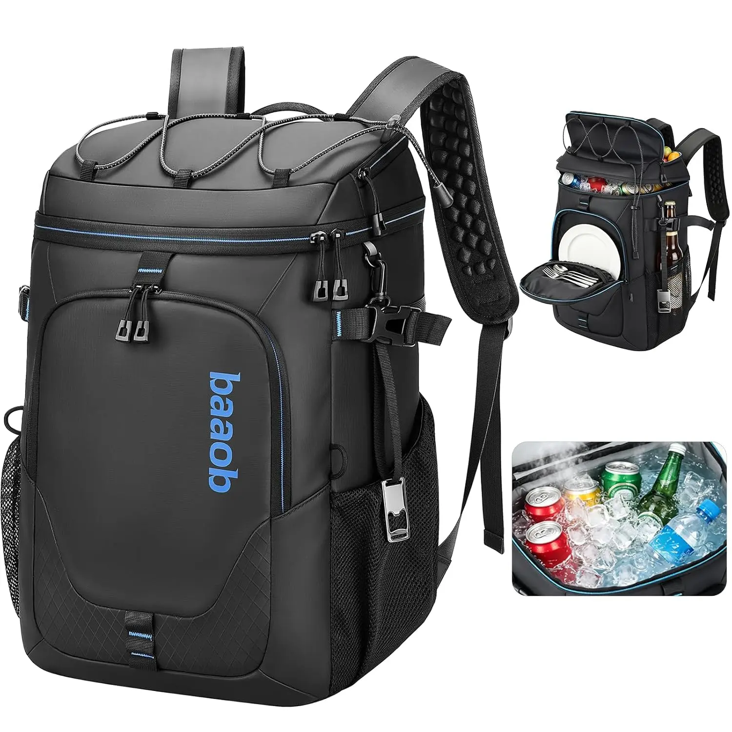 Insulated Backpack Cooler 36/50 Can Insulated Leakproof Waterproof Bag