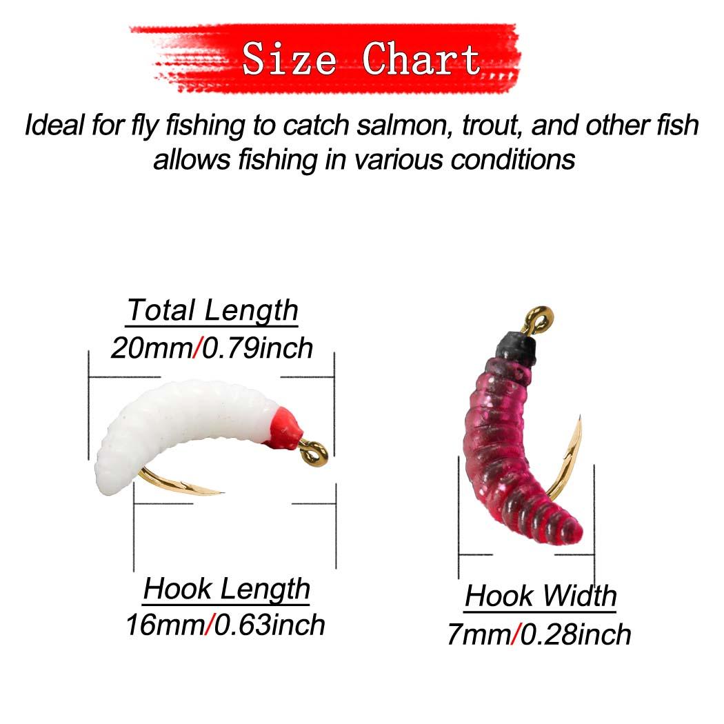 5/10pcs Maggots Fish Bait for Carp Catfish Trout Outdoor Fishing Lure, Essential Fishing Gear for Beginners, High-Quality Fishing Equipment