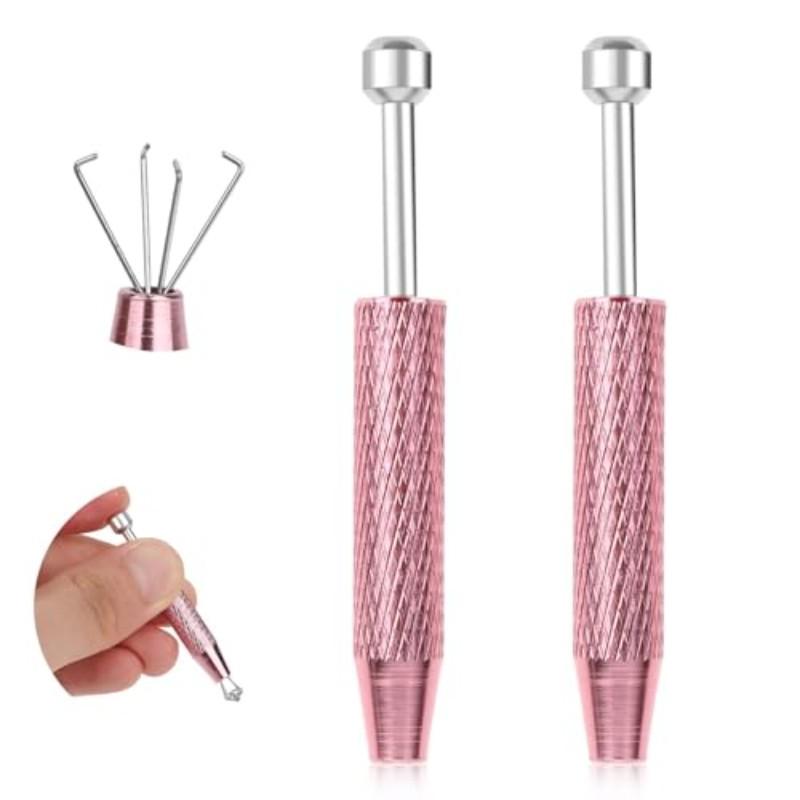 Precision Clamping Assistant Guide Pin & Pick-Up Tool, Aluminum Alloy, Ideal for Jewelry Making, Gemstone Handling, and Small Part Retrieval