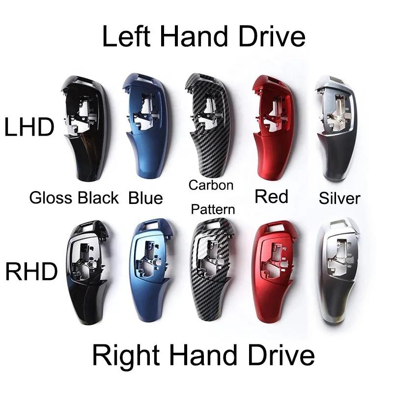 Carbon Fiber Pattern Gear Shift Knob Cover for BMW F Chassis 3 4 5 6 7 Series F30 F10 F31 F32 F33 F34 F36 F07 F11 F06 F12 F14 Interior Trim