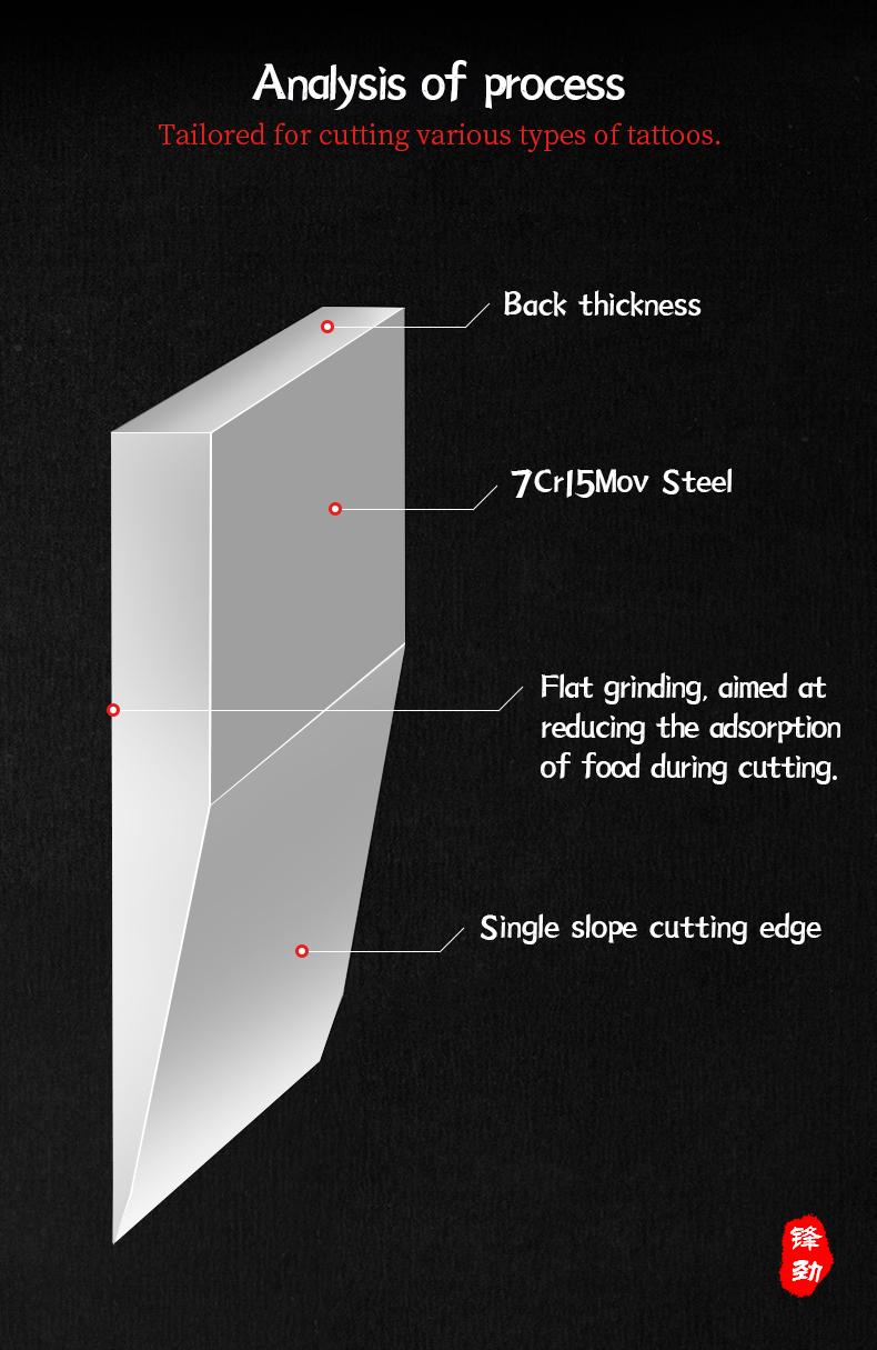 1 pc Japanese Yanagiba Knife Professional Deba Knife 16.5-24CM, 4-6mm Blade Thickness, Multi-purpose Sashimi Knife for Sushi and Fish Preparation