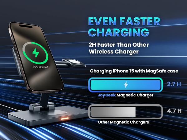 3-in-1 Foldable Charger Stand for MagSafe: Wireless Charging Station for Cellphone iPhone 15/14/13/12 Pro Max Plus Mini, Magnetic Mag-Safe Dock for Apple Watch Ultra/SE/9/8/7/6/5/4/3/2, Air Pods Pro/3/2 Smartphone Electronic Folding with Usb Cable Black 3-in-1 Foldable Charger Stand for MagSafe: Wireless Charging Station for Cellphone iPhone 15/14/13/12 Pro Max Plus Mini, Magnetic Mag-Safe Dock for Apple Watch Ultra/SE/9/8/7/6/5/4/3/2, Air Pods Pro/3/2 Smartphone Electronic Folding with Usb Cable Black