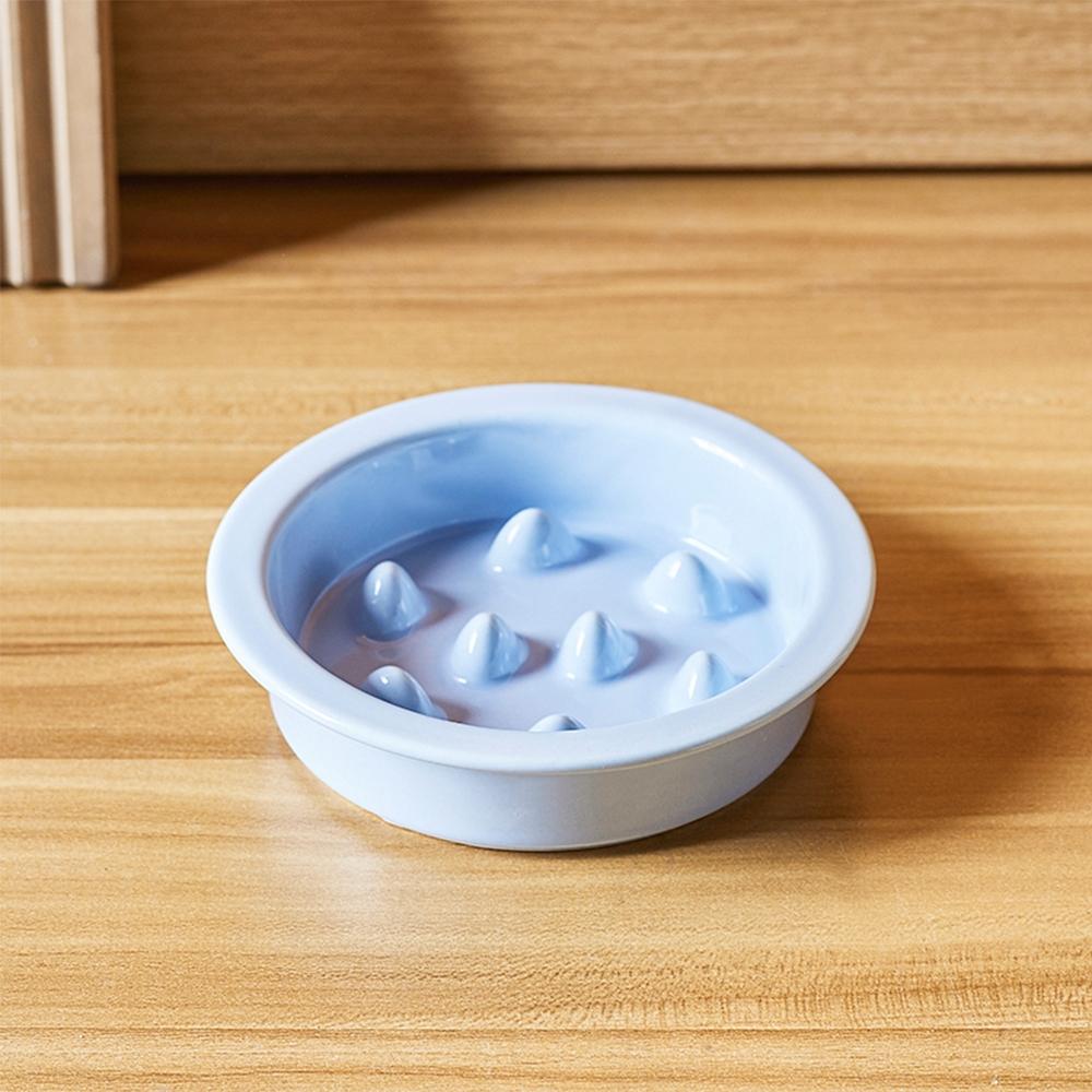 Slow Feed Ceramic Dog Pet Slow Feeder, Cervical Spine Protection, Anti-Choking Cat Bowl, Dog Food Bowl, Cat Food Bowl, Elevated Slow Feeder, Slow Feeder Bowls
