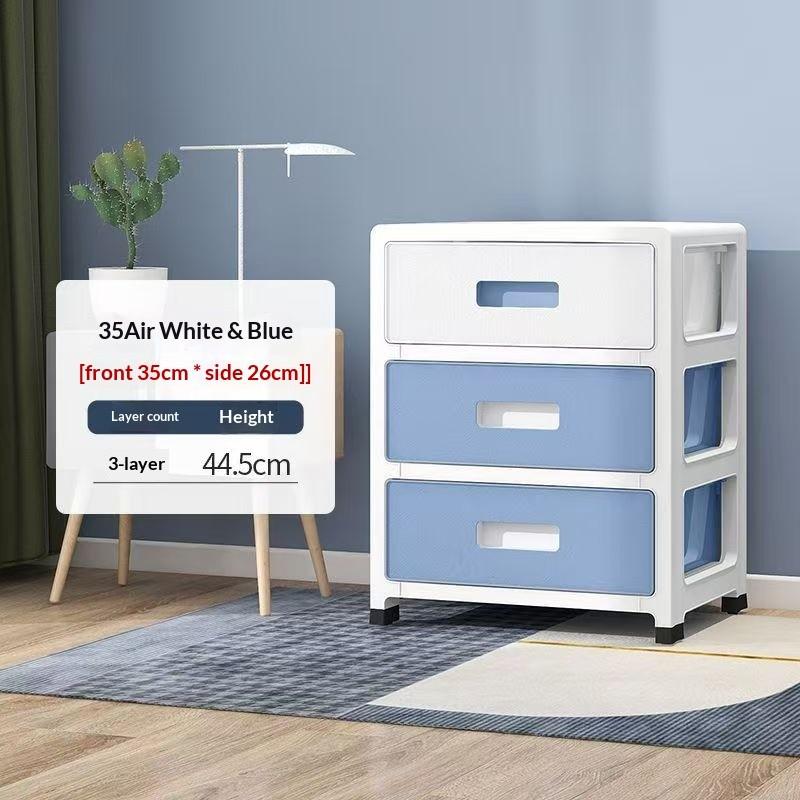 3 Layer Drawer Storage Cabinet Bedside Table, Clothes Organizer Box, Multi-Layer Toy Snack Storage Box, Bedroom Furniture