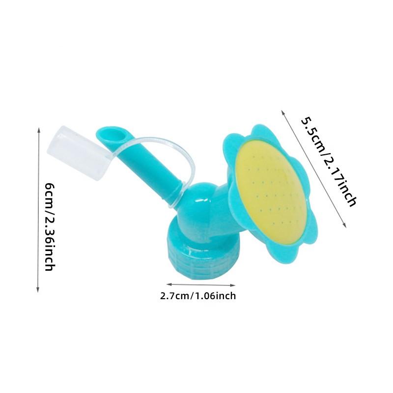 Sunflower Dual Head Sprinkler Nozzle Set, Garden Watering Tool for Plants & Flowers, Efficient Irrigation System for Outdoor Use