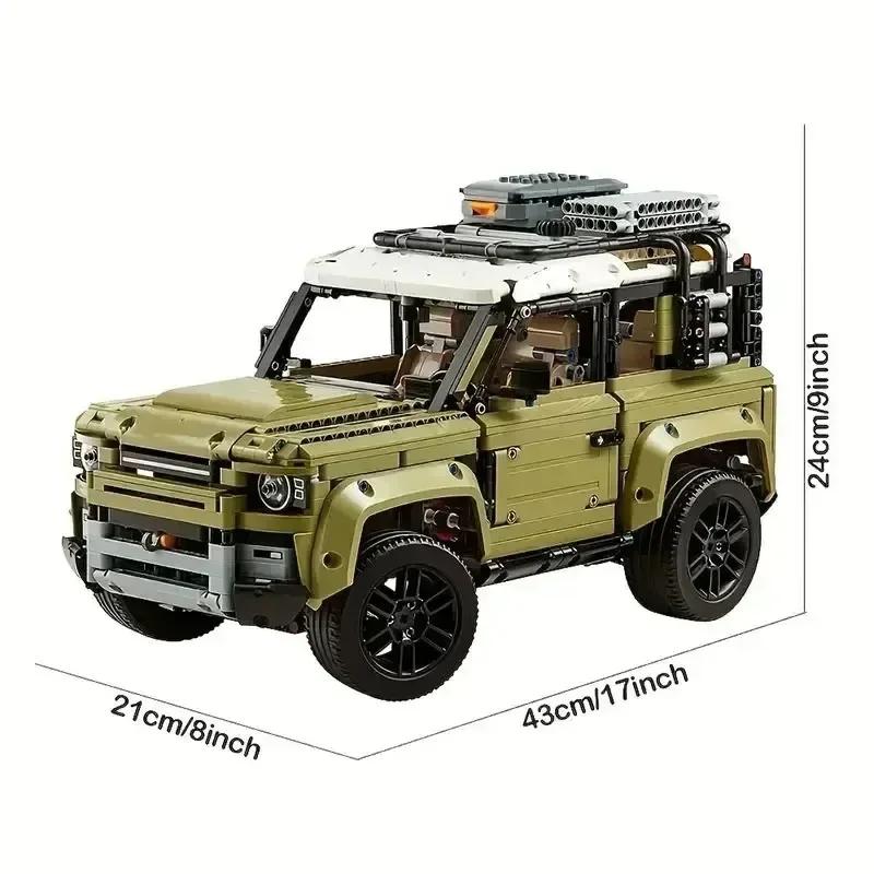 Technic  Defender 42110  Technic Building Kit Off-Road SUV Model 2573 Pieces  1:8 Building Set Detailed Engine Replica Gift for Adults & Teens Car Model Building Set Off-Road Vehicle Building Toy for Boys & GirlsCollectible
