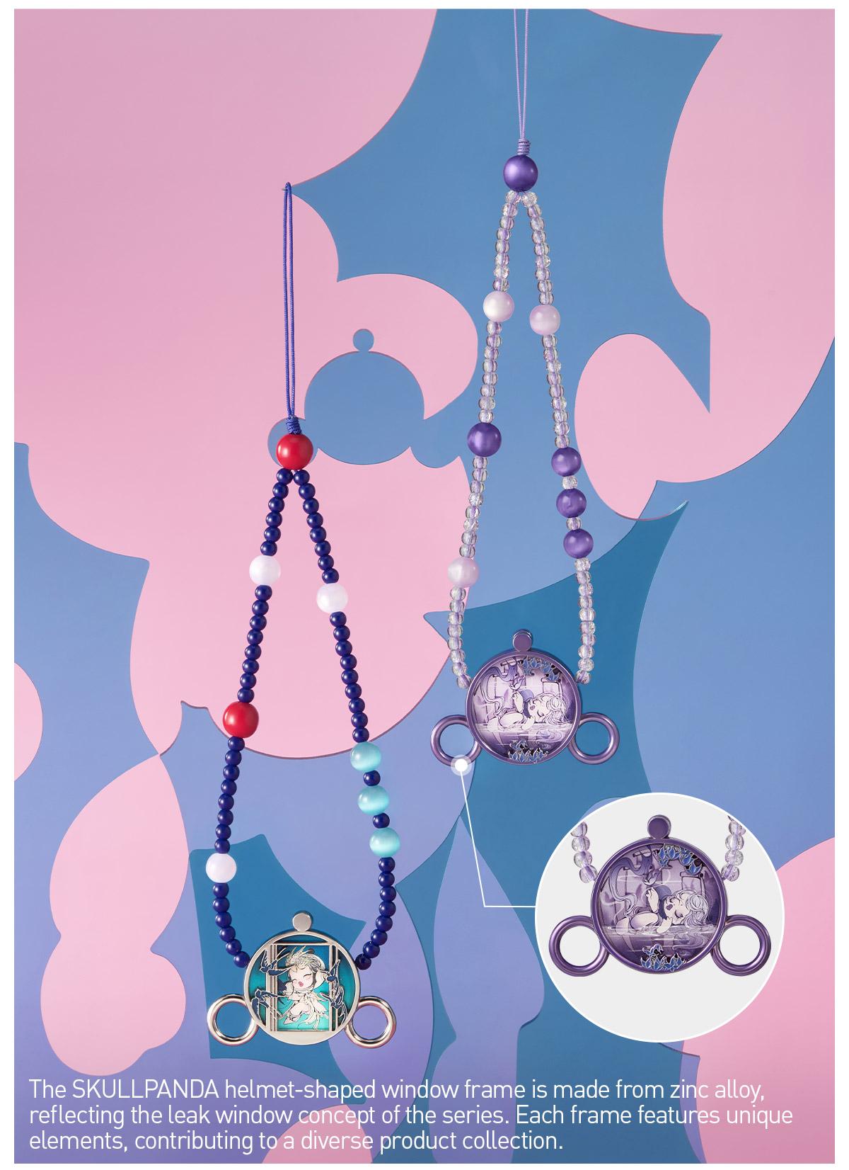 新品　廃盤　POP MART 耳phoneバッグ POP NOW:SKULLPANDA You Found Me！Series Phone Lanyard - POP MART