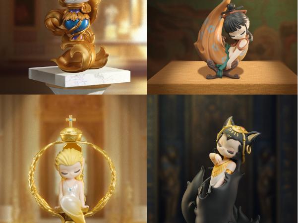 52TOYS Sleep The Treasure Gallery Series Candy Box Collectible Toy Kawaii Creative Gift Room Decor Desktop Decoration Dolls Kawaii Action Anime Figure Toys Gift