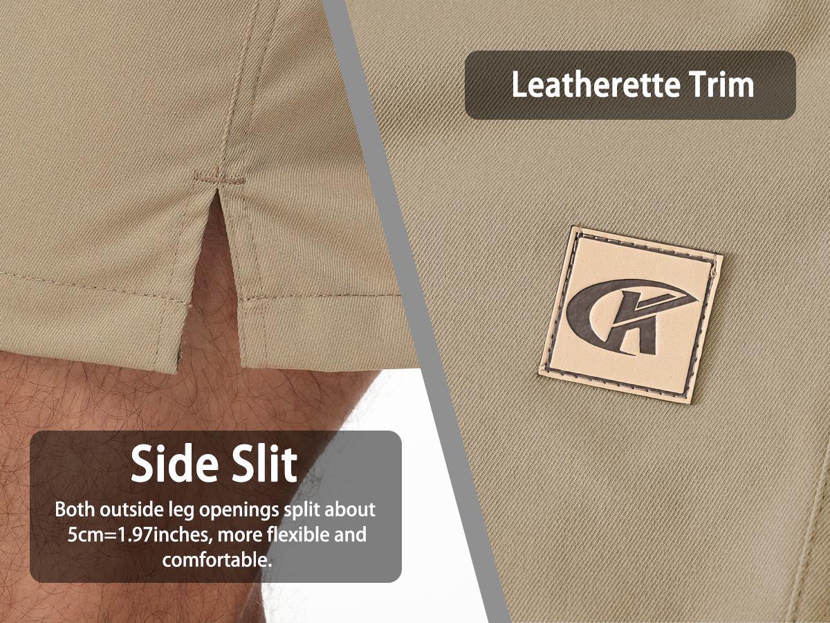 Men's 3-Pack 7" Cargo Shorts - 3-Pocket Design (2 Slant Zipper+1 Rear), 100% Polyester, Sizes 30-42, Trendy Streetwear Gift for Hiking, Golf & Camping #FathersDayGift #LGBTQ