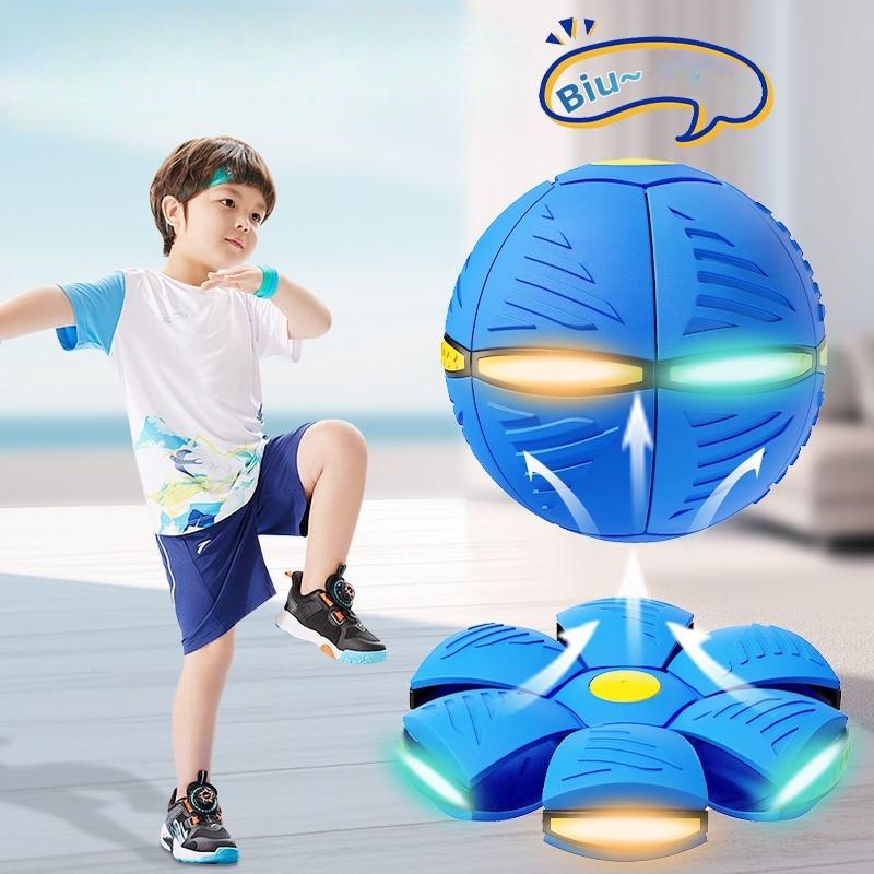Magic Bounce Ball, Magic Flying Disc Ball, Kids Elastic Football Basketball, Sandbag Pet Toy, Parent-Child Interaction, 1 Pack