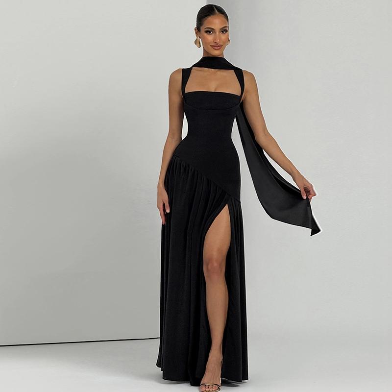 Women Summer Sexy Halter Party Club Evening Birthday Bodycon Long Dress