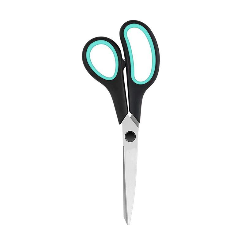 Home Scissors Stainless Steel Office Scissors 8.5 Inch Multifunctional Handmade Scissors Rubber Plastic Scissors