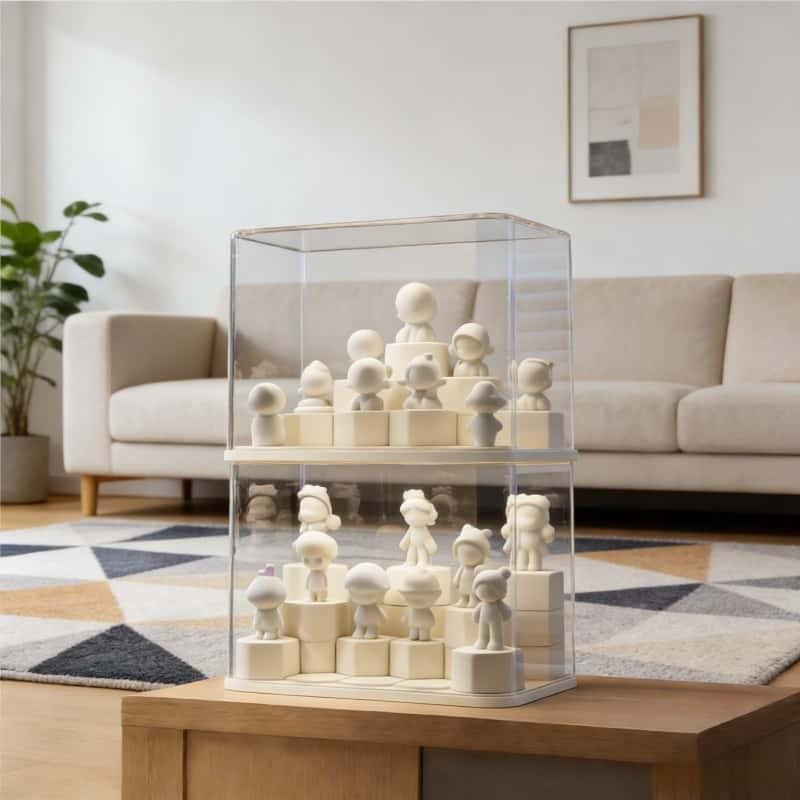 Blind Box Display Stand Transparent Dustproof Acrylic Figure Display Case, New Release for Collectors, Perfect Protection for Your Figures