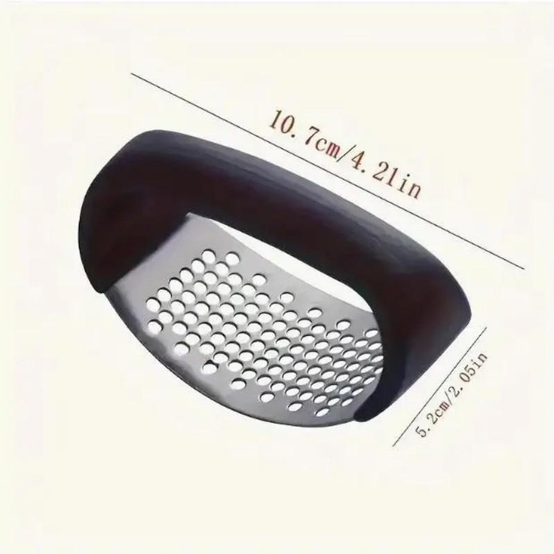 Stainless Steel Garlic Press, Easy to Clean and Durable Kitchen Tool, Ideal for Chopping and Crushing Garlic, Perfect for Apartments and Dorms