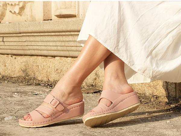 Women Arch Orthotic Support Comfort Slides Orthopedic Sandals