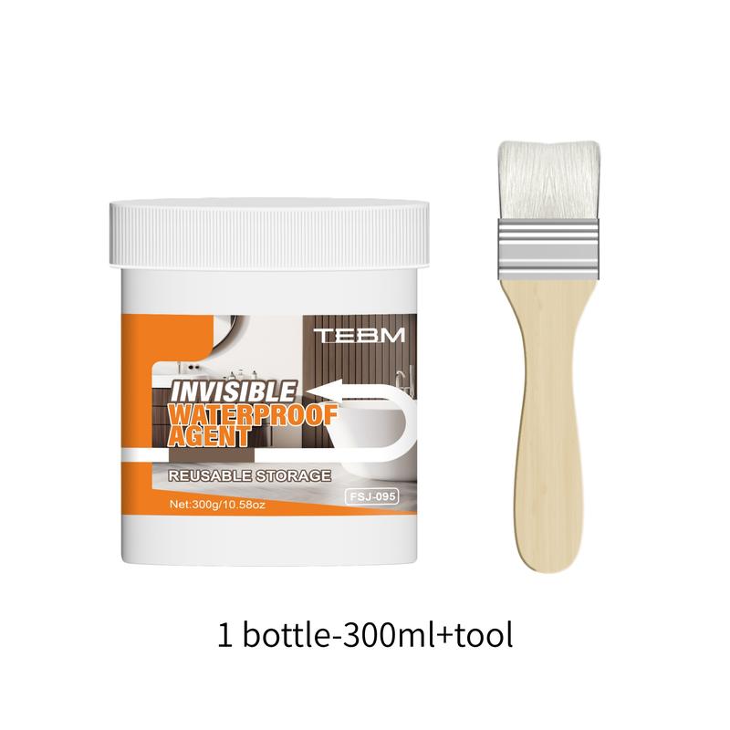 Transparent Waterproof Sealing Glue, Multi-Functional RV Roof Coating, Fast-Drying Flexible Breathable Sealant, for RV Roofs Windows Walls Tiles, Adhesive